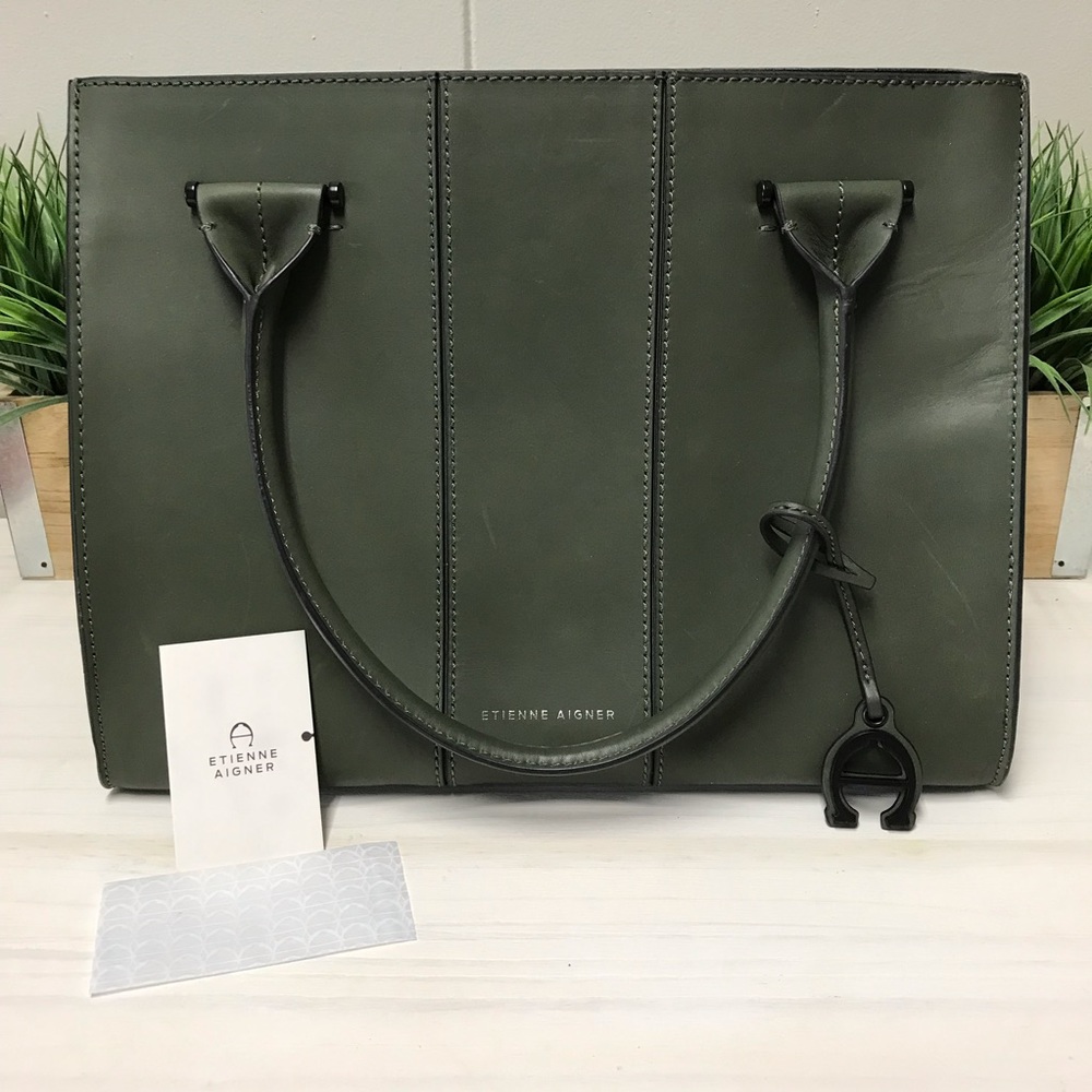 Etienne Aigner Tote Purse (Pine Color)